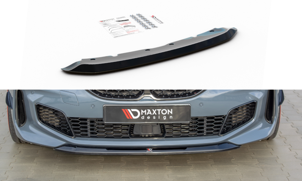 Front Ansatz V.2 für BMW 1er F40 M-Paket/ M135i  schwarz matt