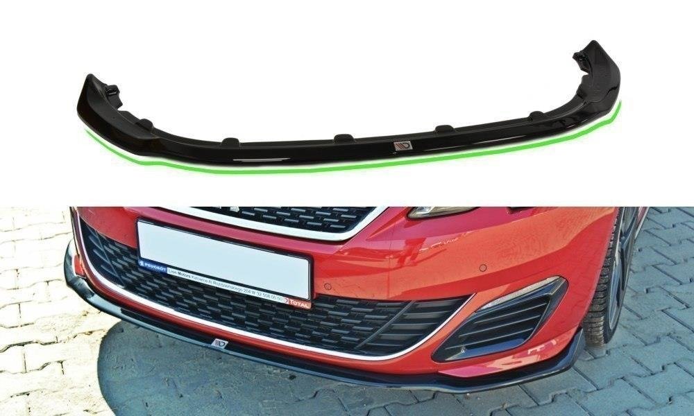 Front Ansatz für v.1 PEUGEOT 308 II GTI Carbon Look