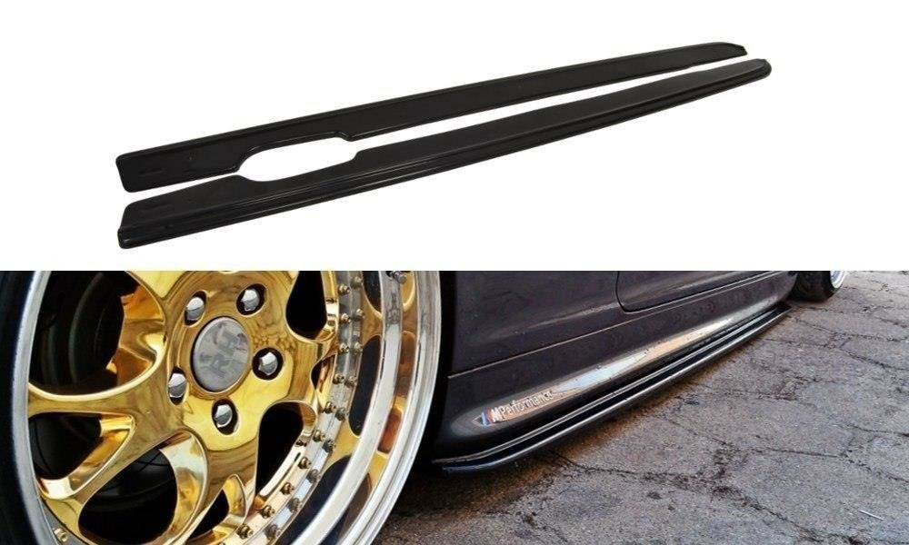 Seitenschweller Ansatz für V.1 für BMW 3er E46 M Paket COUPE Carbon Look