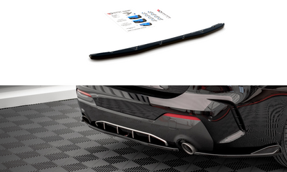 Mittlerer Diffusor Heck Ansatz für BMW 4er M-Paket G22 schwarz Hochglanz