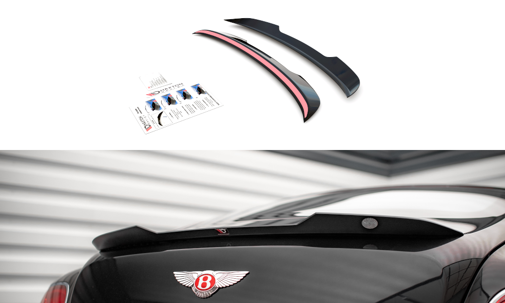 Spoiler CAP für Bentley Continental GT V8 S Mk2 Carbon Look