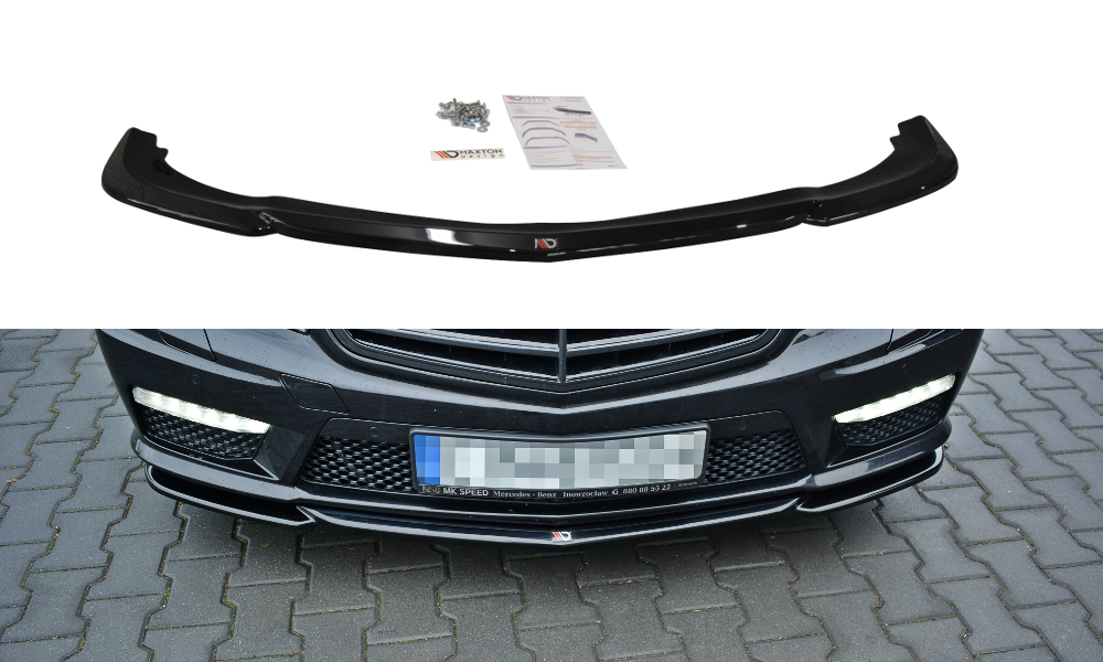 Front Ansatz V.1 für Mercedes E63 AMG W212  schwarz matt