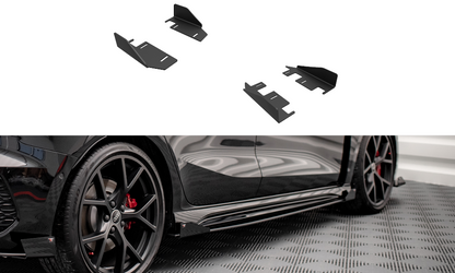 Side Flaps Audi RS3 Sportback 8Y schwarz Hochglanz