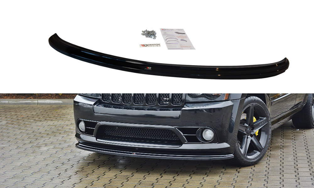 Front Ansatz V.1 für JEEP GRAND CHEROKEE WK STR8 schwarz matt
