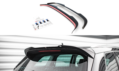 Spoiler CAP für Skoda Kodiaq Mk1 Facelift Carbon Look
