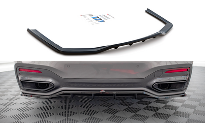 Mittlerer Diffusor Heck Ansatz DTM Look für BMW 7 M-Paket G11 Facelift Carbon Look