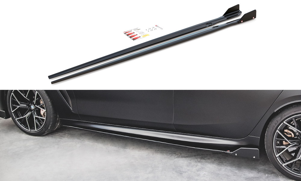 Seitenschweller Ansatz für + Flaps  V.1 BMW M8 Gran Coupe F93 / 8 Gran Coupe M-Paket G16