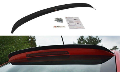 Spoiler CAP für Skoda Rapid Spaceback schwarz Hochglanz