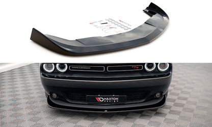 Front Ansatz für Dodge Challenger RT Mk3 Facelift schwarz Hochglanz