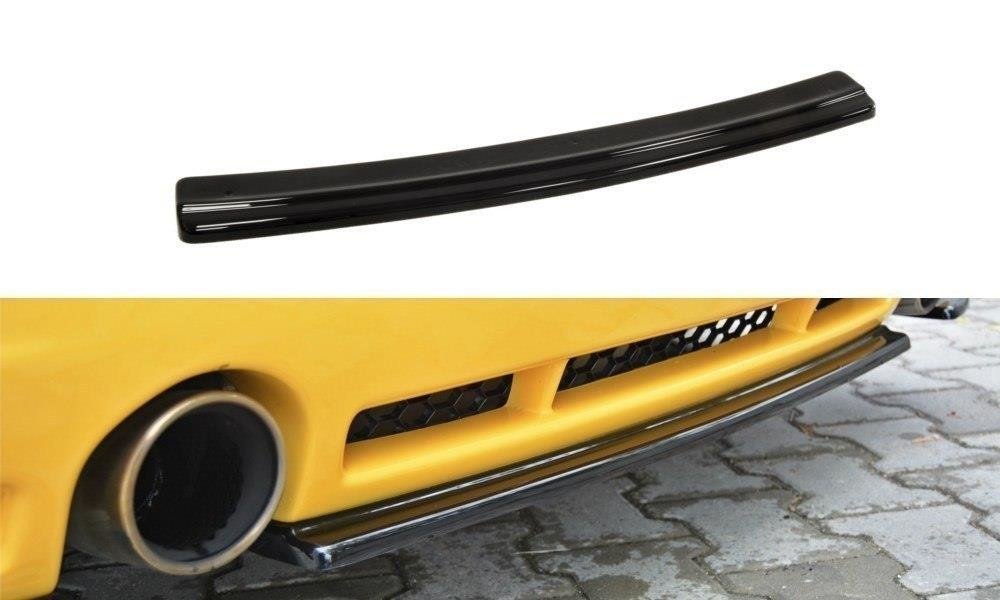 Mittlerer Diffusor Heck Ansatz für VW GOLF 4 R32 Carbon Look