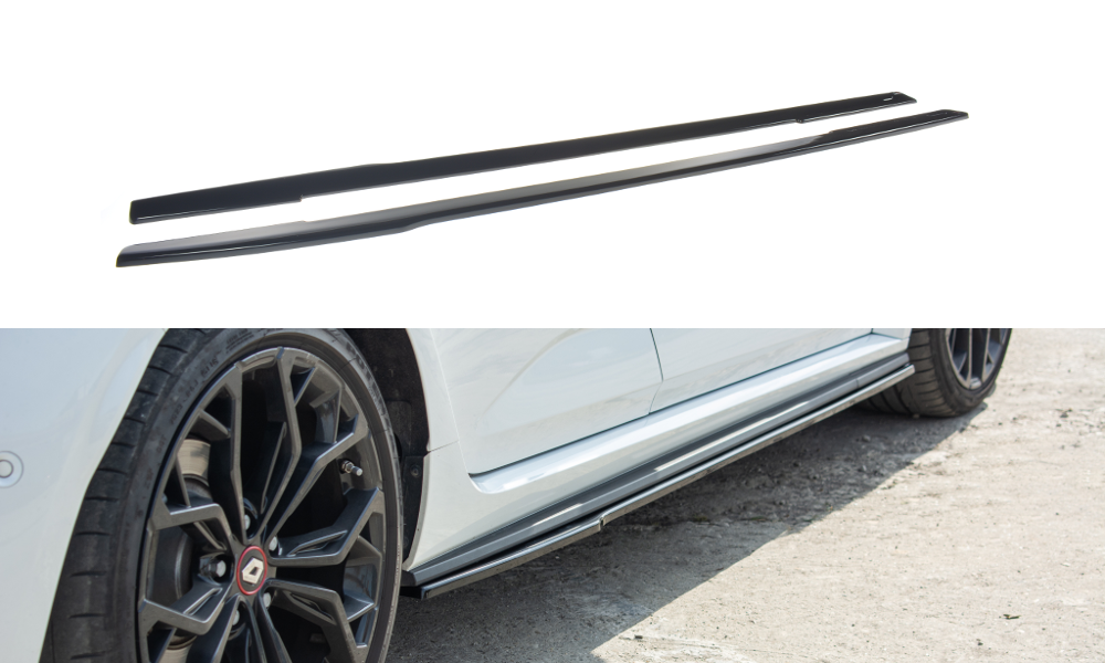 Seitenschweller Ansatz für Renault Megane IV RS schwarz matt
