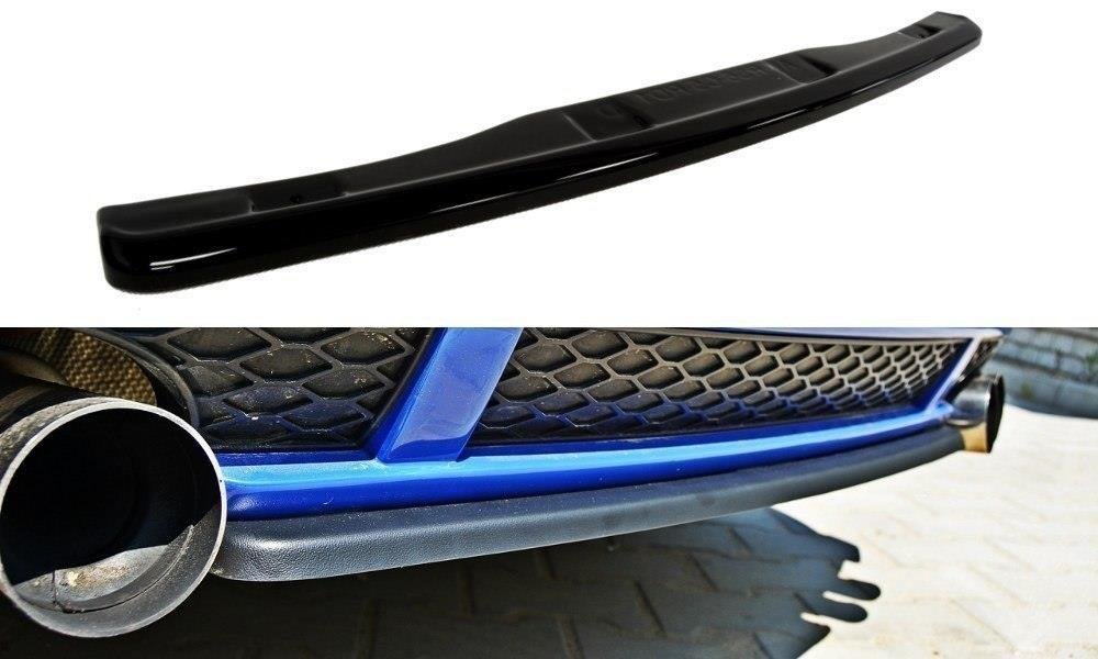 Mittlerer Diffusor Heck Ansatz für AUDI RS6 C5 AVANT schwarz matt