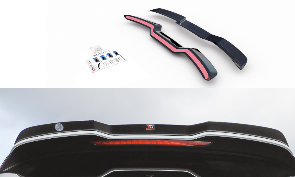 Spoiler CAP V.3 für Audi RS3 8V / 8V FL Sportback schwarz matt