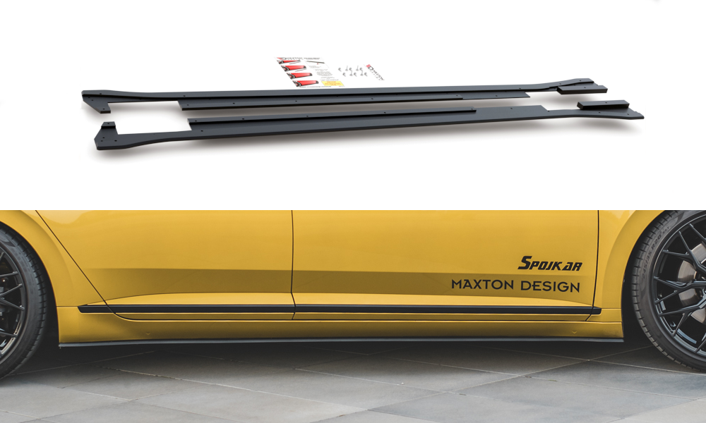 Robuste Racing Seitenschweller Ansatz für für Volkswagen Arteon R-Line