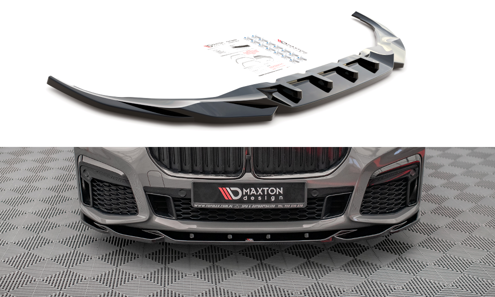 Front Ansatz V.2 für BMW 7 G11 M-Paket Facelift Carbon Look
