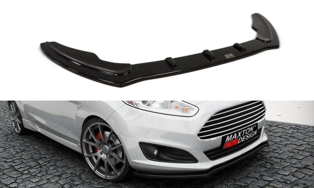 Front Ansatz für Ford Fiesta Mk7 FL schwarz matt