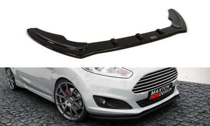 Front Ansatz für Ford Fiesta Mk7 FL schwarz matt