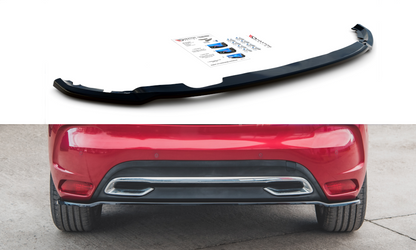 Mittlerer Diffusor Heck Ansatz für Citroen DS4 Carbon Look