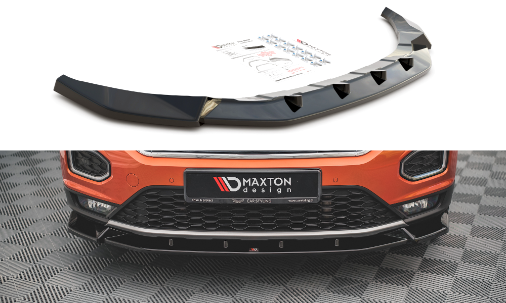 Front Ansatz V.2 für Volkswagen T-Roc Mk1 Carbon Look