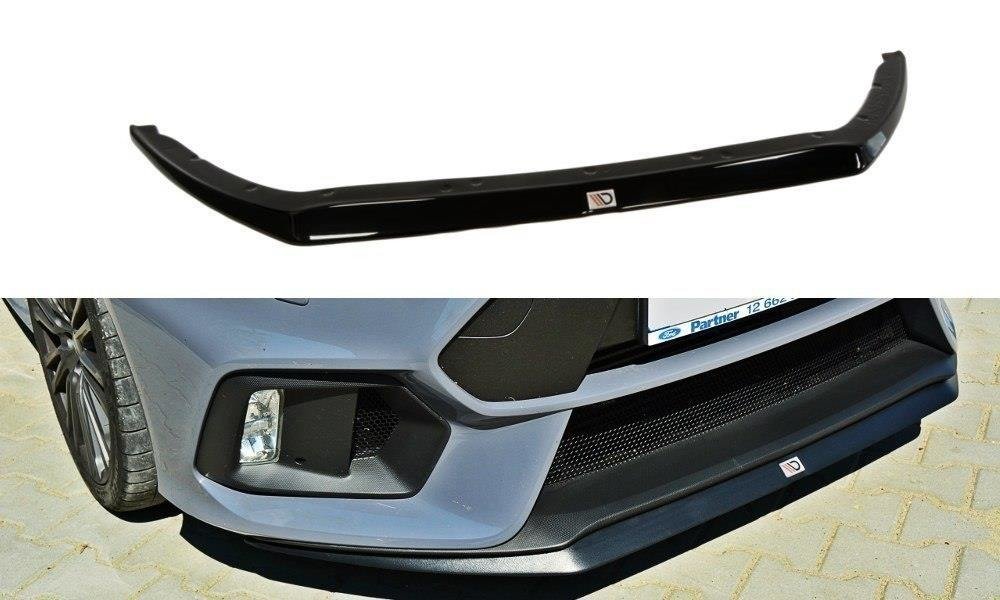 Front Ansatz V.2 für Ford Focus RS Mk3 schwarz Hochglanz