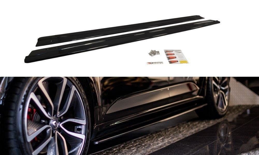 Seitenschweller Ansatz für RENAULT TALISMAN schwarz matt