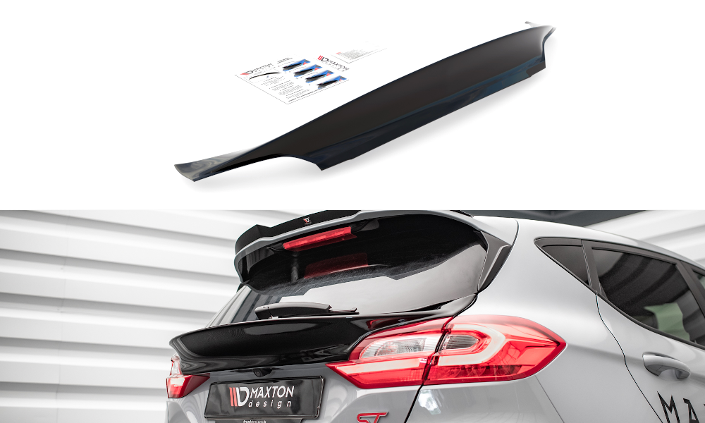 Heckscheiben Spoiler für Ford Fiesta Standard/ ST-Line/ ST schwarz matt