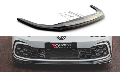 Front Ansatz V.4 für Volkswagen Golf 8 GTI schwarz Hochglanz