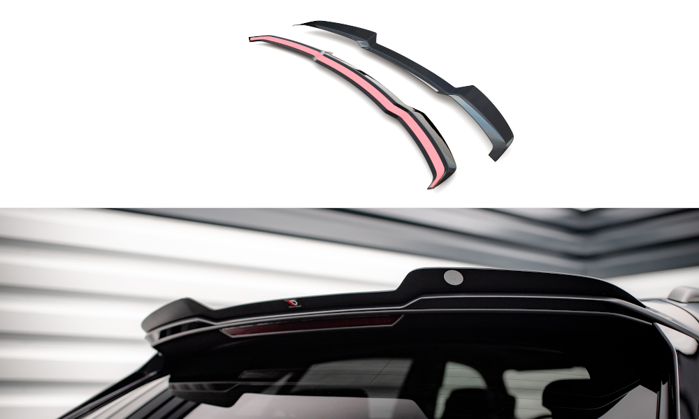Höher Spoiler CAP für Audi RSQ8 Mk1 schwarz matt