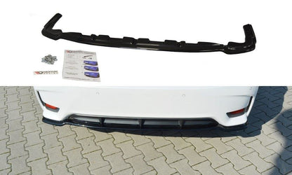 Mittlerer Diffusor Heck Ansatz für Lexus CT Mk1 Facelift  schwarz matt