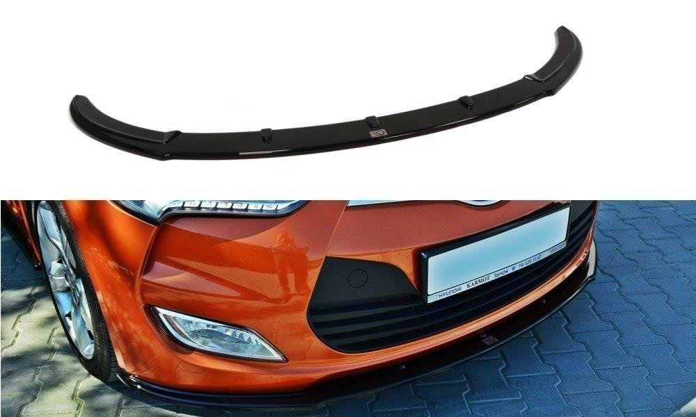 Front Ansatz für Hyundai Veloster Carbon Look