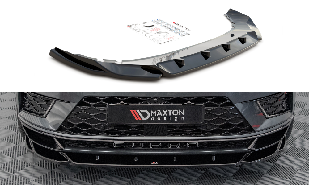Front Ansatz V.2 für Cupra Ateca schwarz Hochglanz