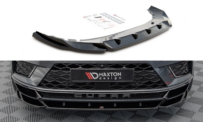 Front Ansatz V.2 für Cupra Ateca schwarz Hochglanz