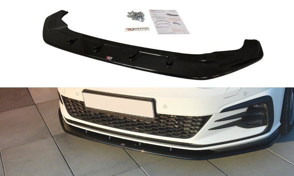 Front Ansatz für VW GOLF 7 GTI FACELIFT V.1 schwarz matt