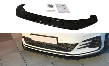 Front Ansatz für VW GOLF 7 GTI FACELIFT V.1 schwarz matt