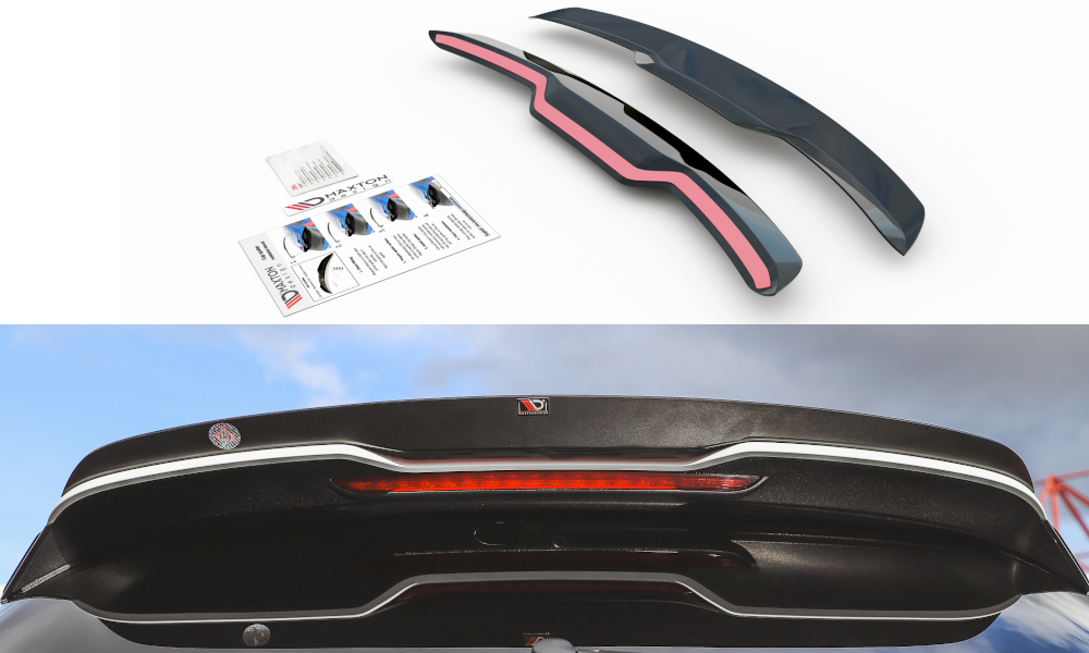 Spoiler CAP V.2 für Audi RS3 8V / 8V FL Sportback schwarz matt