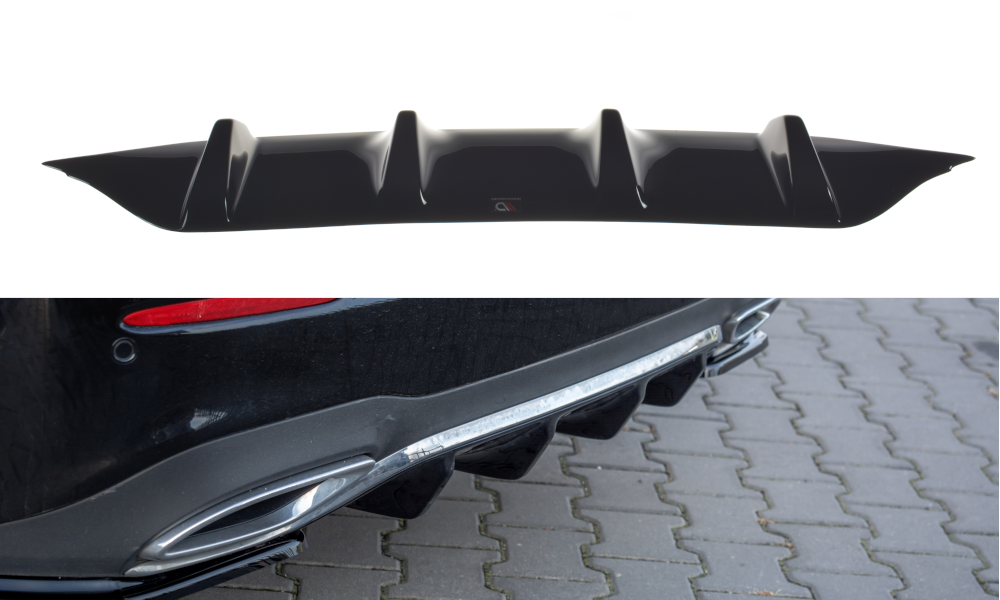 Diffusor Heck Ansatz für Mercedes-Benz E43 AMG / AMG-Line W213 Carbon Look