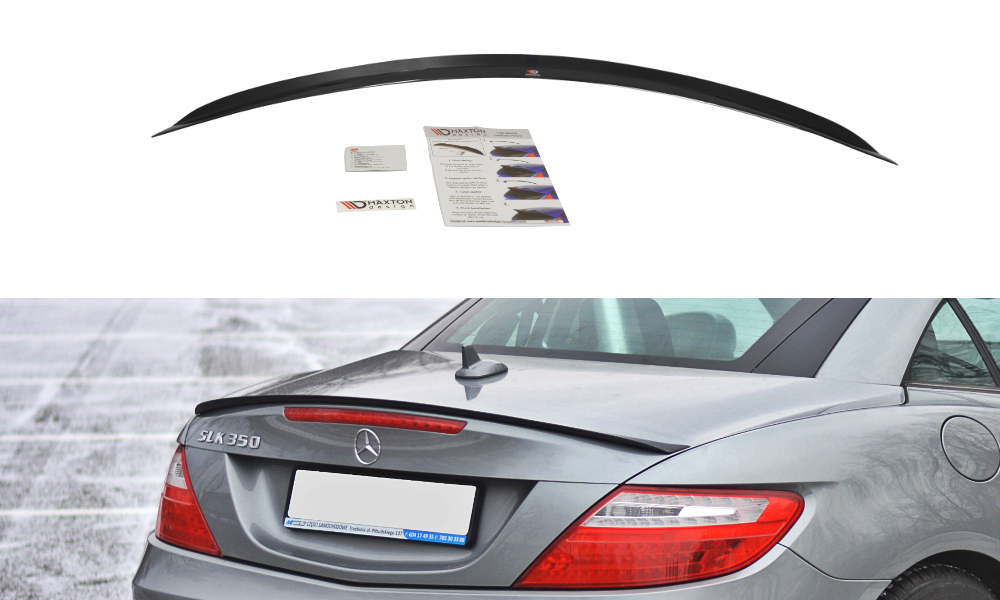 Spoiler CAP für Mercedes SLK R172 schwarz Hochglanz