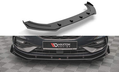 Street Pro Front Ansatz für +Flaps für Seat Leon FR Mk4 schwarz Hochglanz