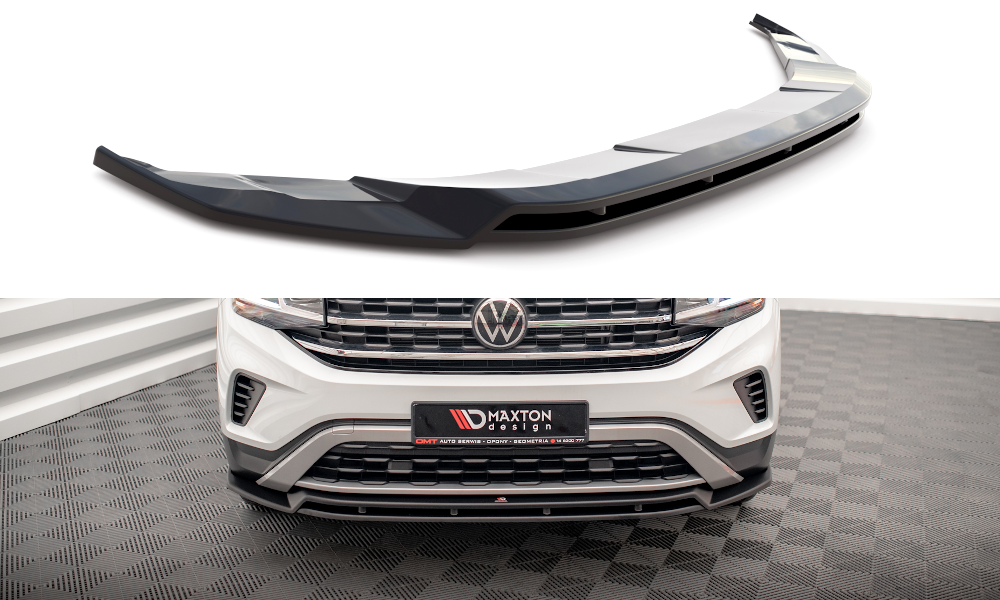 Front Ansatz V.2 für Volkswagen Atlas Cross Sport schwarz Hochglanz