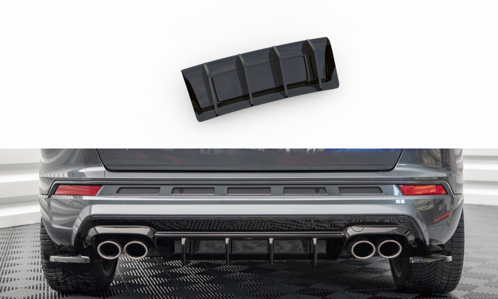 Diffusor Heck Ansatz für Cupra Ateca Carbon Look