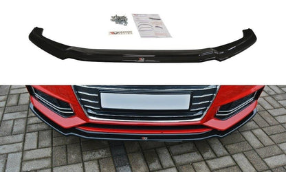 Front Ansatz V.1 für Audi S4 / A4 S-Line B9 schwarz Hochglanz