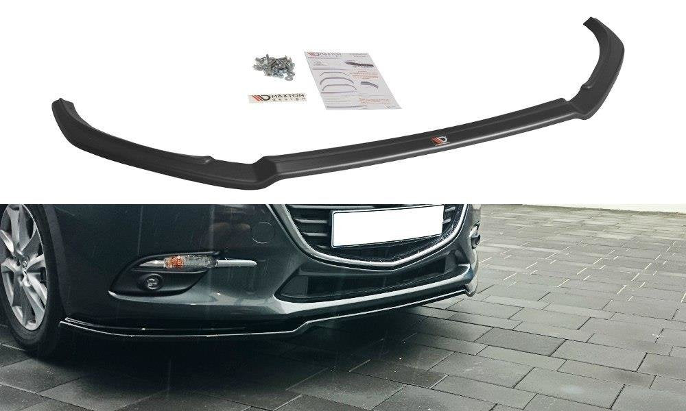 Front Ansatz für v.1 Mazda 3 BN (Mk3) Facelift Carbon Look