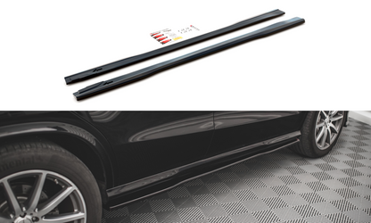 Seitenschweller Ansatz für Mercedes-Benz GLE Coupe 63 AMG C292 Carbon Look