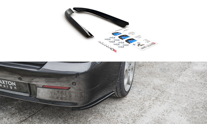 Heck Ansatz Flaps Diffusor für Alfa Romeo 156 SW Facelift Carbon Look