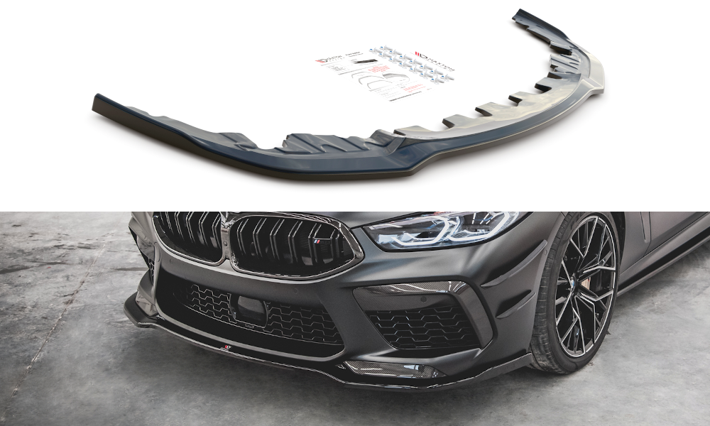 Front Ansatz V.2 für BMW M8 Gran Coupe F93 schwarz Hochglanz