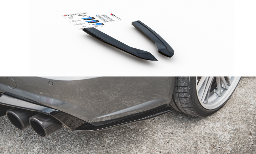 Heck Ansatz Flaps Diffusor für Audi S6 / A6 S-Line C7 FL