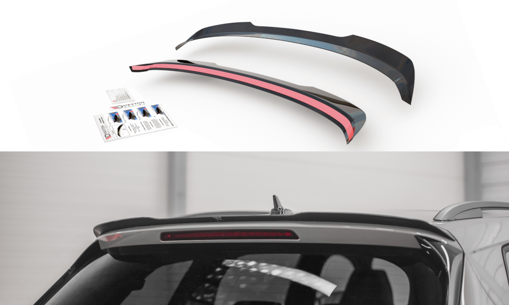 Spoiler CAP V.1 für Skoda Kodiaq Mk1 Sportline/RS Carbon Look