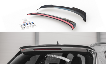 Spoiler CAP V.1 für Skoda Kodiaq Mk1 Sportline/RS schwarz Hochglanz