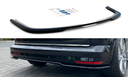 Mittlerer Diffusor Heck Ansatz für Volkswagen Caddy Mk. 4 schwarz matt