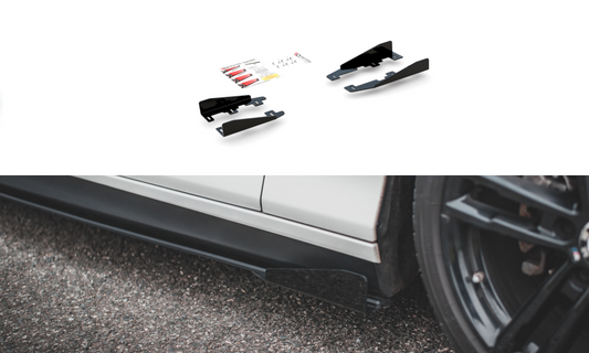 Side Flaps BMW 1er F20 M135i / M140i / M-Paket schwarz Hochglanz